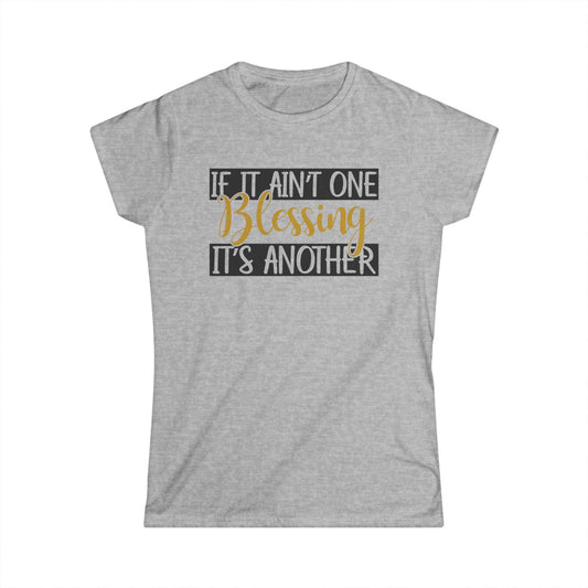 Blessings Inspirational Women's Softstyle Tee,