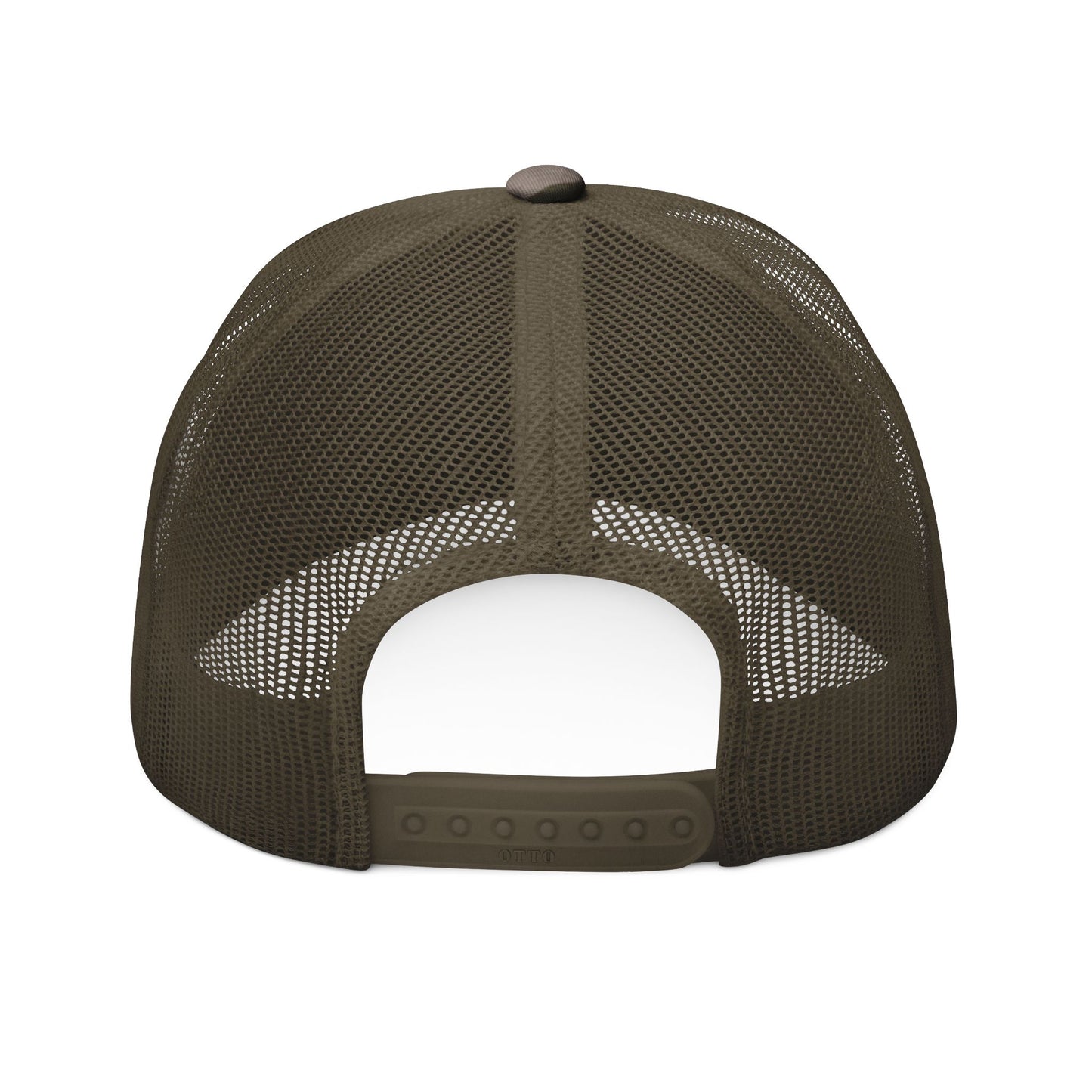 Camouflage Trucker Hat with 'Evolve' Embroidery - Perfect for Outdoors, Camping, and Everyday Style, Gift for Nature Lovers, Adventurers