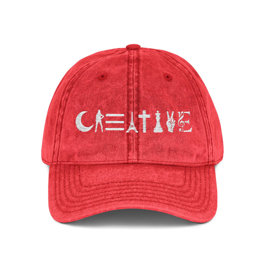 Vintage Embroidered Creative Cap,