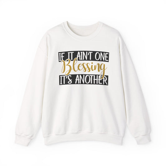 Blessings Crewneck Sweatshirt, Cozy Gift for Friends, Inspirational Apparel, Motivational Sweatshirt, Everyday Comfort Wear