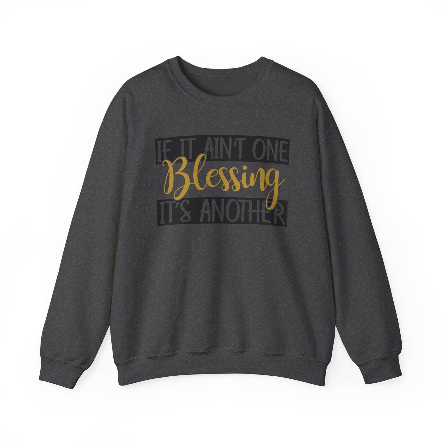 Blessings Crewneck Sweatshirt, Cozy Gift for Friends, Inspirational Apparel, Motivational Sweatshirt, Everyday Comfort Wear