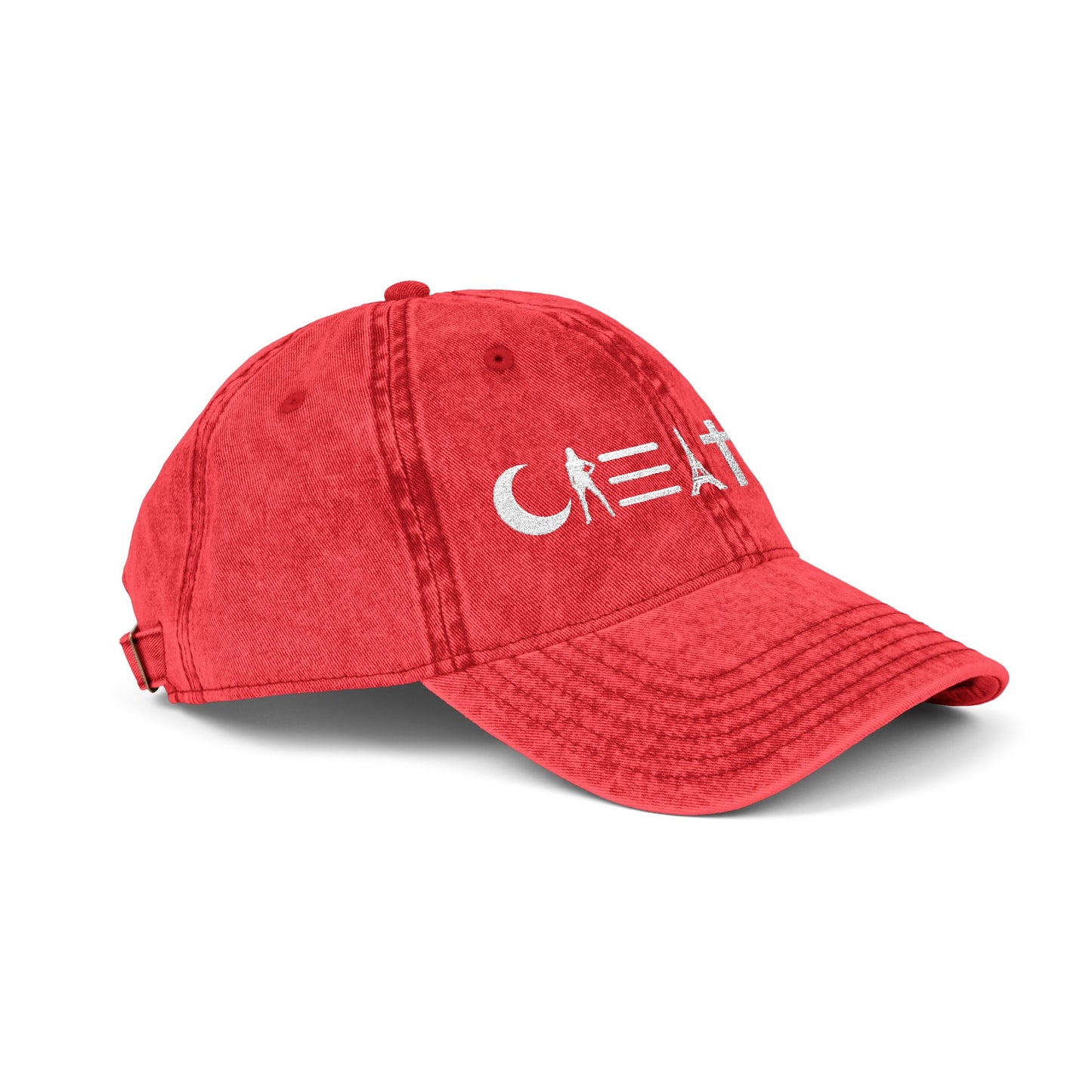 Vintage Embroidered Creative Cap,