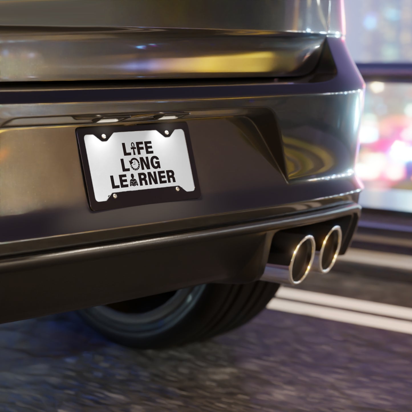Life Long Learner Car Tag,