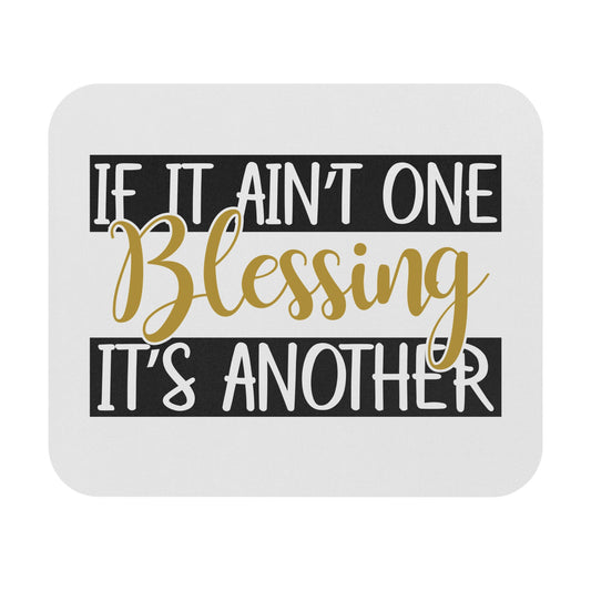 Blessings Mouse Pad, Inspirational Desk Accessory, Positive Affirmation Gift, Motivational Office Decor, Perfect for Home/Work