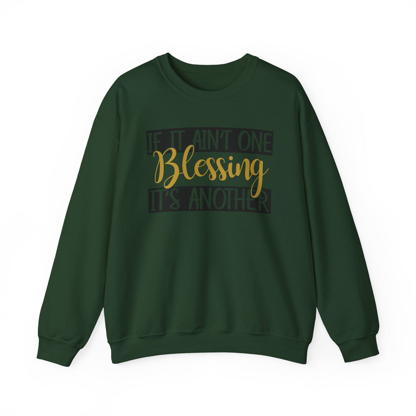 Blessings Crewneck Sweatshirt, Cozy Gift for Friends, Inspirational Apparel, Motivational Sweatshirt, Everyday Comfort Wear