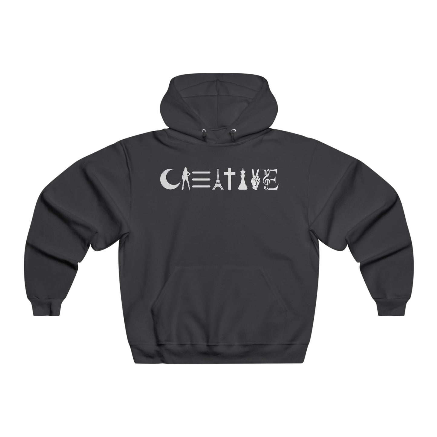 Creative Men's Hooded Sweatshirt - ,