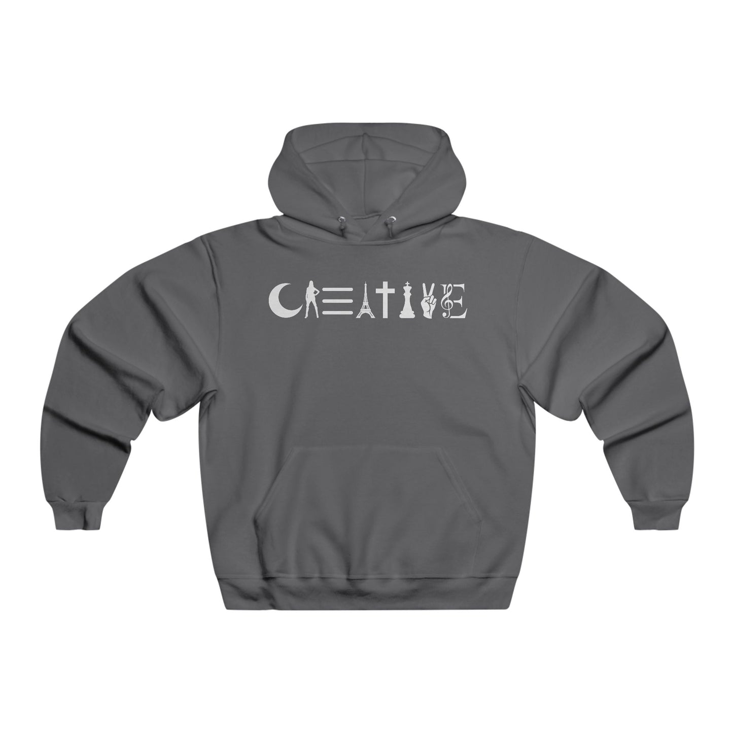 Creative Men's Hooded Sweatshirt - ,