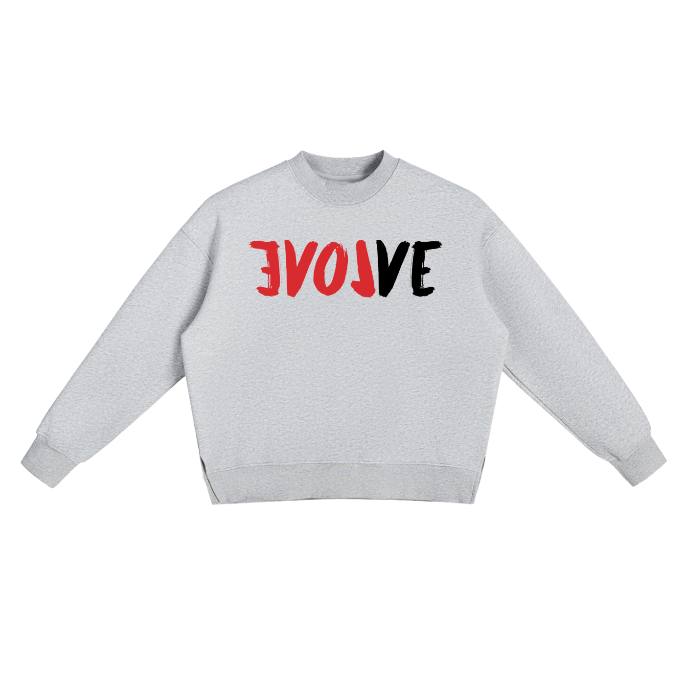 Evolve Fleece Side Slit Crewneck Sweatshirt