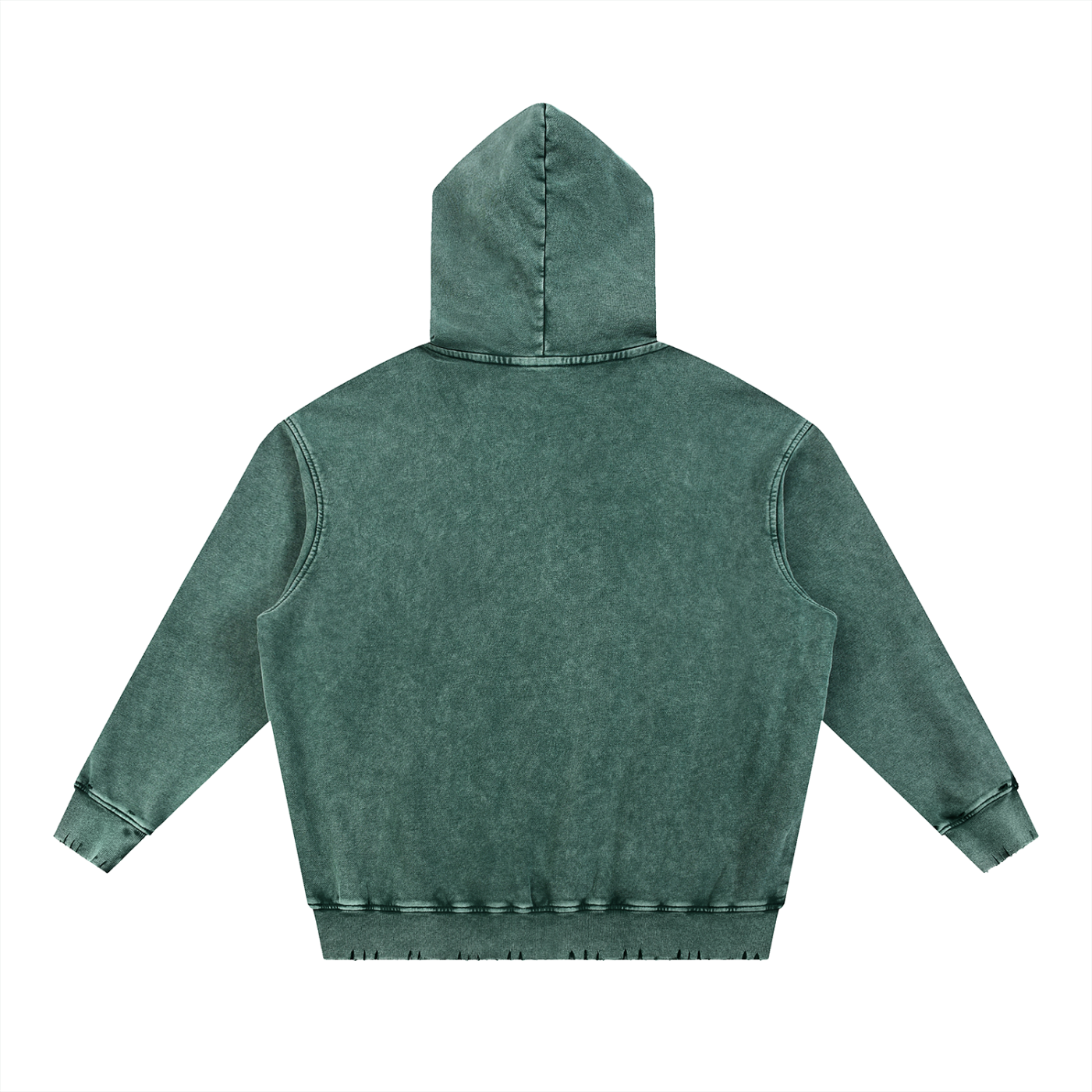 CREATIVE Snow Wash Hand-Frayed Heavyweight  Hoodie