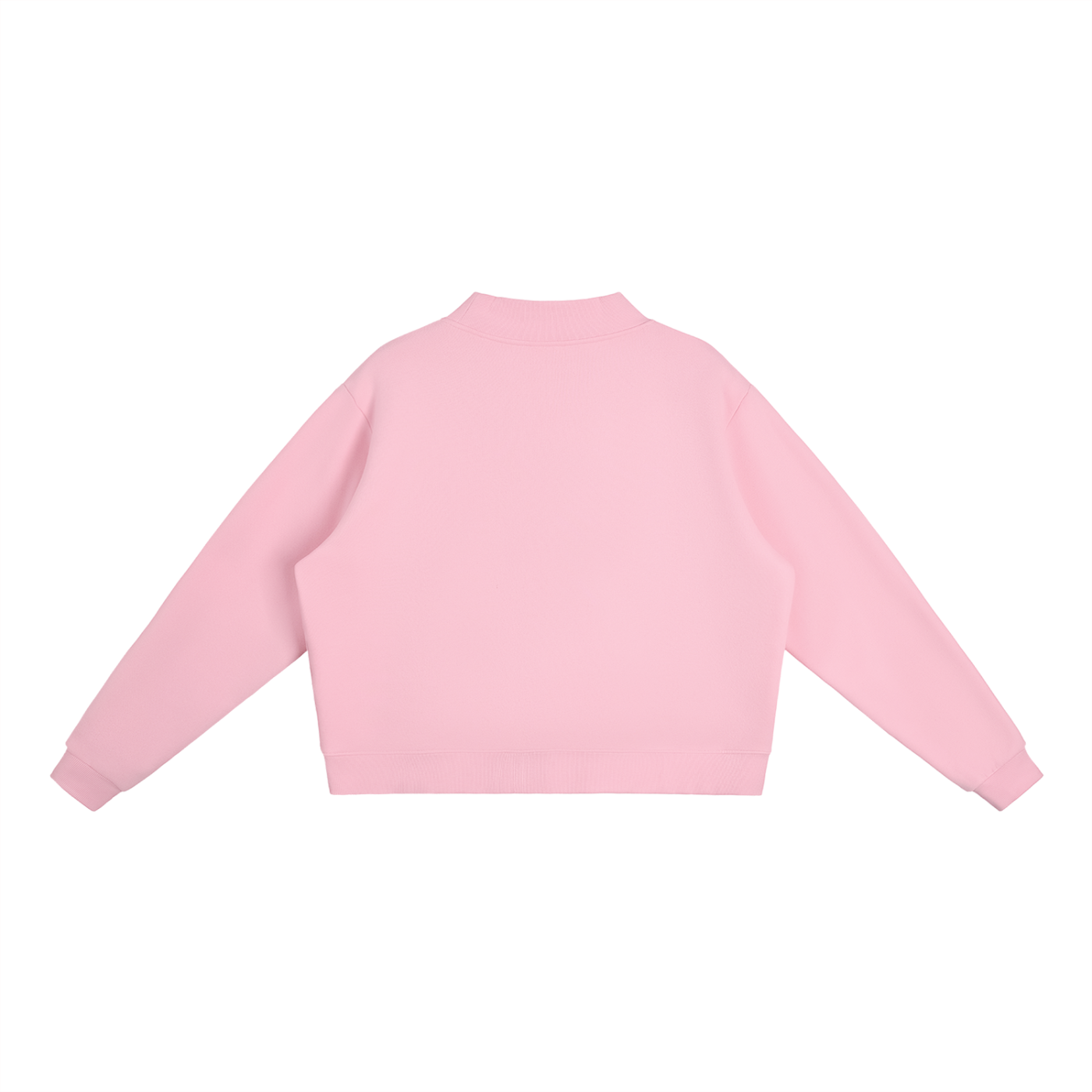 Evolve Essential Fleece Mock-Neck Crew Sweatshirt