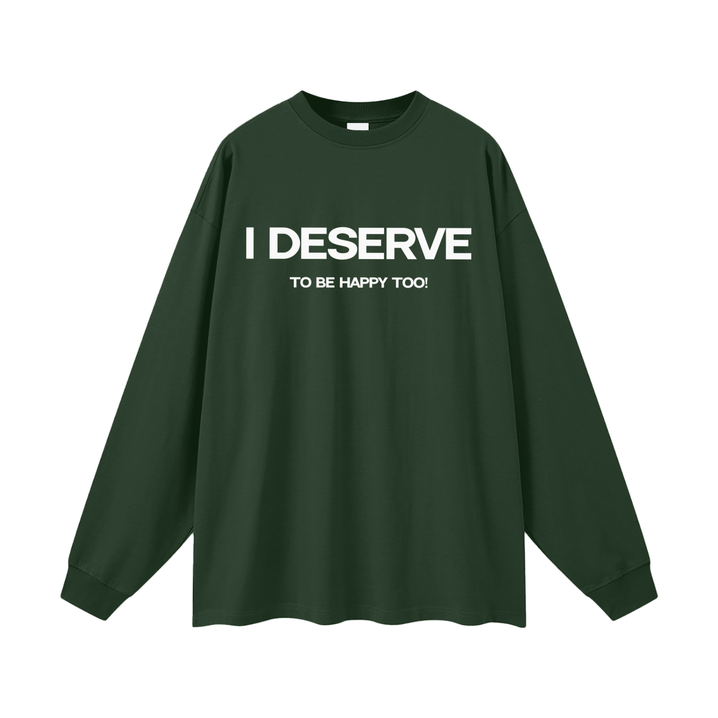 Happiness Oversized Long Sleeve T-Shirt