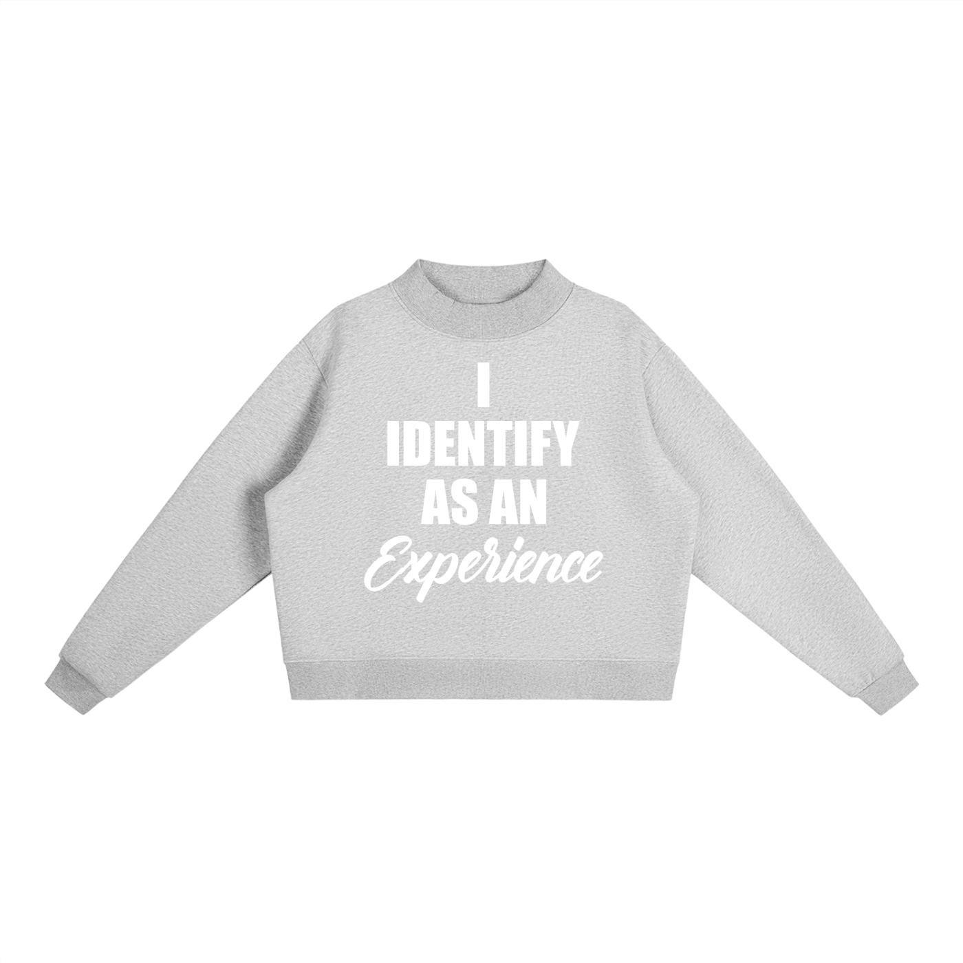Experience Essential Fleece Mock-Neck Crew Sweatshirt