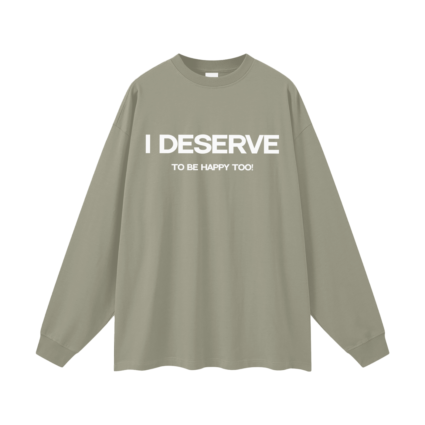 Happiness Oversized Long Sleeve T-Shirt