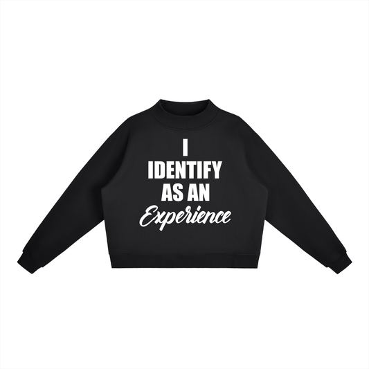 Experience Essential Fleece Mock-Neck Crew Sweatshirt
